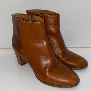 J Crew Leather Booties